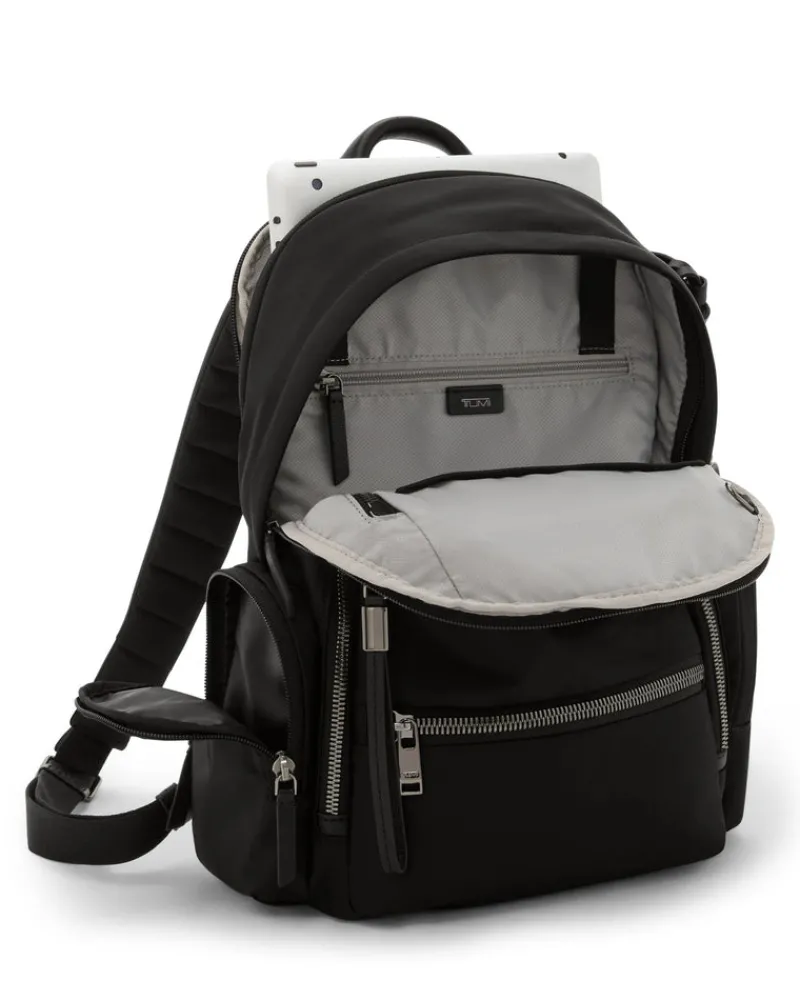 Tumi Backpacks-VOYAGEUR Celina Medium Backpack - Black/Gunmetal