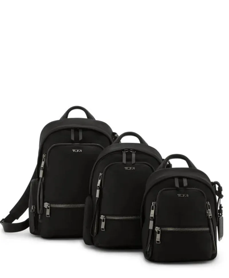 Tumi Backpacks-VOYAGEUR Celina Medium Backpack - Black/Gunmetal