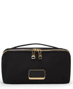 Tumi Beauty Case | Toiletry Bags-VOYAGEUR Dallas Cosmetic Bag - Black/Gold