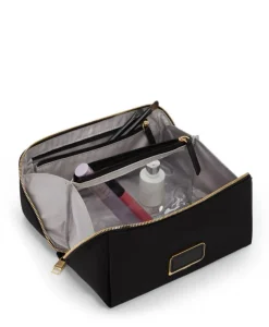 Tumi Beauty Case | Toiletry Bags-VOYAGEUR Dallas Cosmetic Bag - Black/Gold