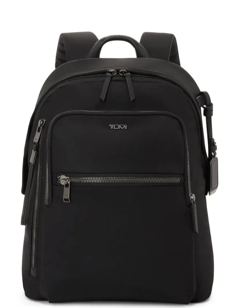 London Luggage Backpacks-VOYAGEUR Halsey Backpack - Black/Gunmetal