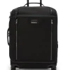 Tumi Softside Luggage | Cabin Luggage-VOYAGEUR LEGER Continental 4 Wheeled Expandable Carry-On - Black/Gunmetal