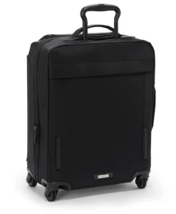 Tumi Softside Luggage | Cabin Luggage-VOYAGEUR LEGER Continental 4 Wheeled Expandable Carry-On - Black/Gunmetal