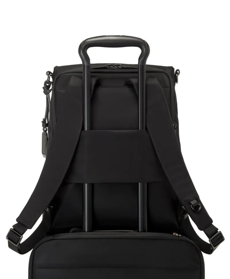 Tumi Handbags & Totes | Backpacks-VOYAGEUR Leigh Backpack/Tote - Black/Gunmetal