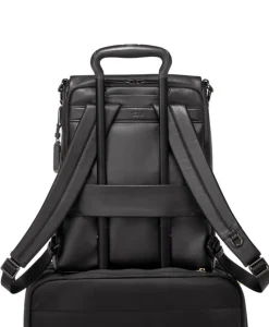 London Luggage Handbags & Totes | Backpacks-VOYAGEUR Limerick Backpack/Tote - Black/Gunmetal