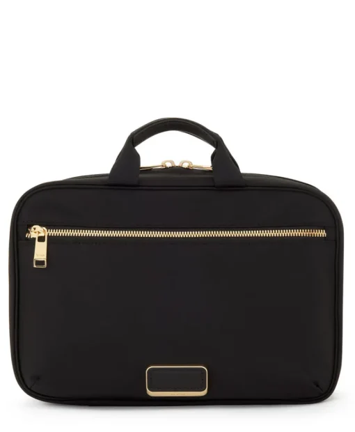Tumi Beauty Case | Toiletry Bags-VOYAGEUR Madeline Cosmetic Pouch - Black/Gold