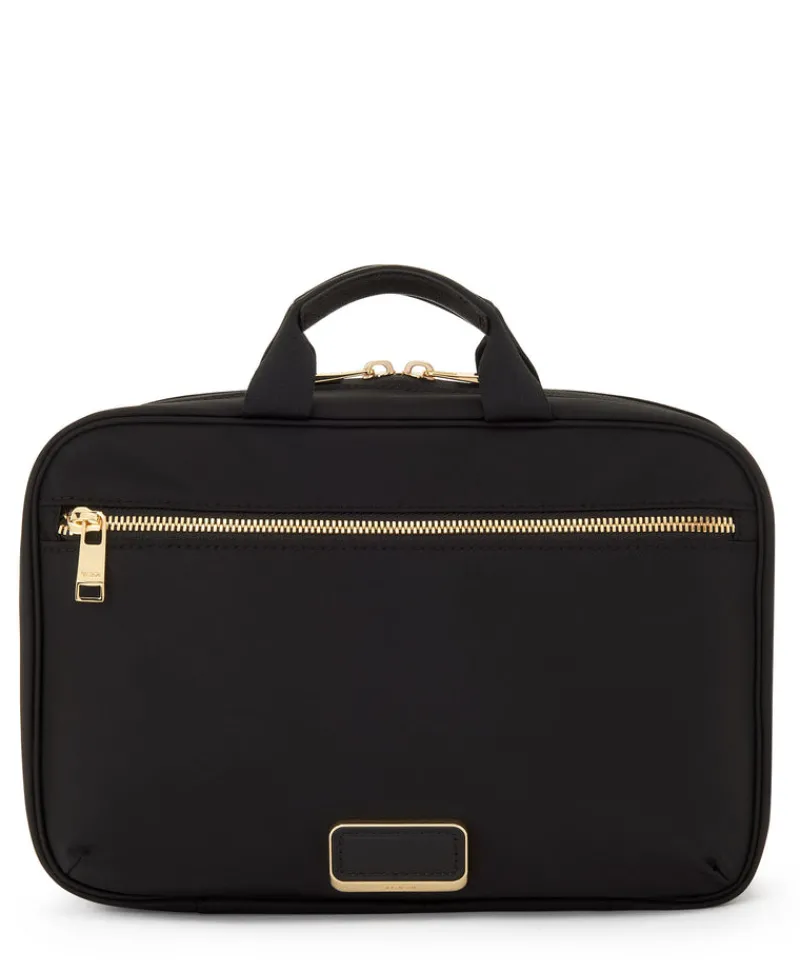Tumi Beauty Case | Toiletry Bags-VOYAGEUR Madeline Cosmetic Pouch - Black/Gold
