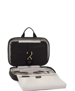 Tumi Beauty Case | Toiletry Bags-VOYAGEUR Madeline Cosmetic Pouch - Black/Gold