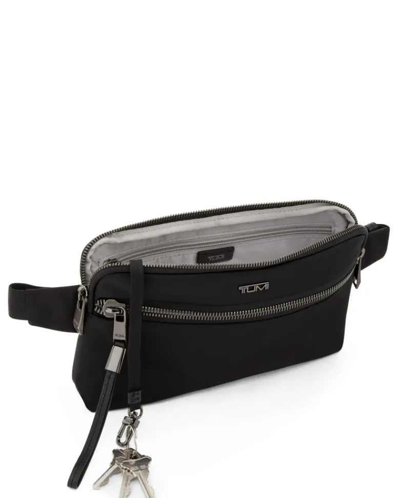 Tumi Waist/hip Bags-VOYAGEUR Manele Hip Bag - Black/Gunmetal