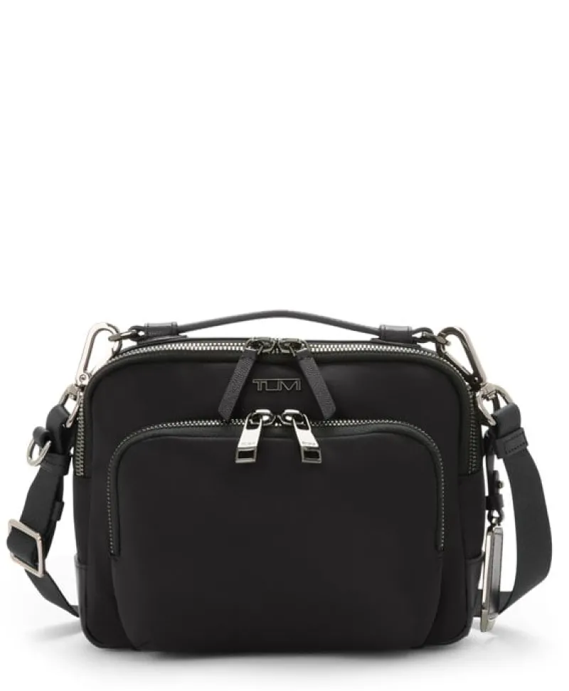 Tumi Crossbodys-Voyageur Teghan Crossbody - Black/Gunmetal