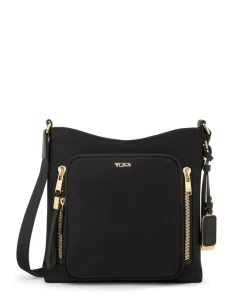 Tumi Crossbodys-Voyageur Tyler Crossbody - Black/Gold