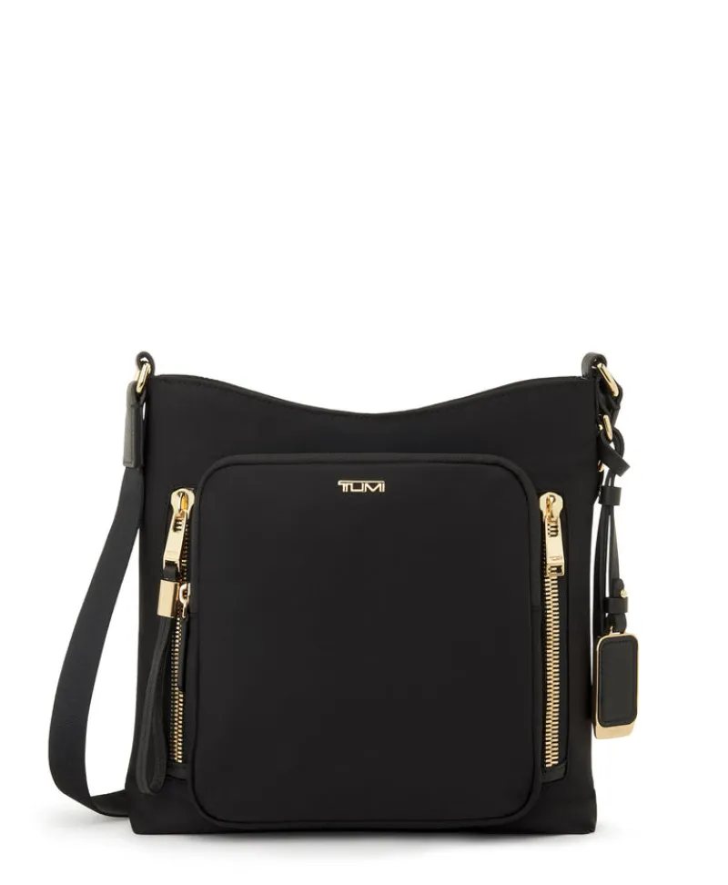 Tumi Crossbodys-Voyageur Tyler Crossbody - Black/Gold