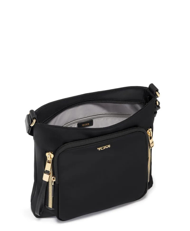 Tumi Crossbodys-Voyageur Tyler Crossbody - Black/Gold