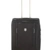Victorinox Spinner (4 Wheel) | Softside Luggage-Werks Traveler 6.0 Softside Medium Case - Black