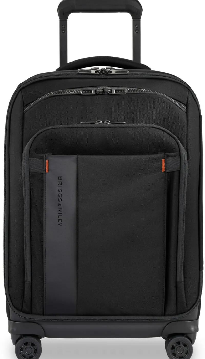 Briggs & Riley Spinner (4 Wheel) | Softside Luggage-ZDX DOMESTIC 56cm Carry-On Expandable Spinner - Black