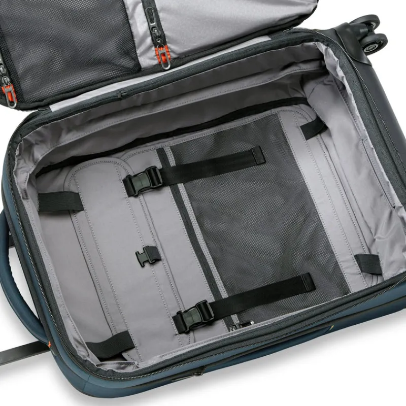 Briggs & Riley Spinner (4 Wheel) | Softside Luggage-ZDX DOMESTIC 56cm Carry-On Expandable Spinner - Ocean