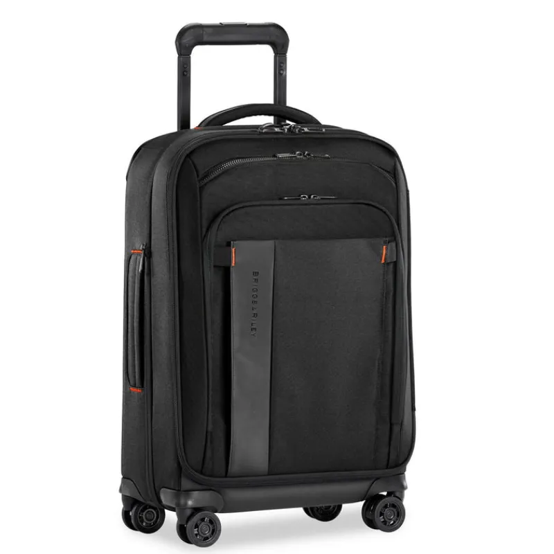 Briggs & Riley Spinner (4 Wheel) | Softside Luggage-ZDX DOMESTIC 56cm Carry-On Expandable Spinner - Black