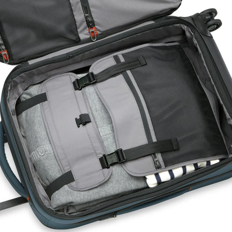 Briggs & Riley Spinner (4 Wheel) | Softside Luggage-ZDX DOMESTIC 56cm Carry-On Expandable Spinner - Ocean