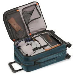 Briggs & Riley Spinner (4 Wheel) | Softside Luggage-ZDX DOMESTIC 56cm Carry-On Expandable Spinner - Ocean