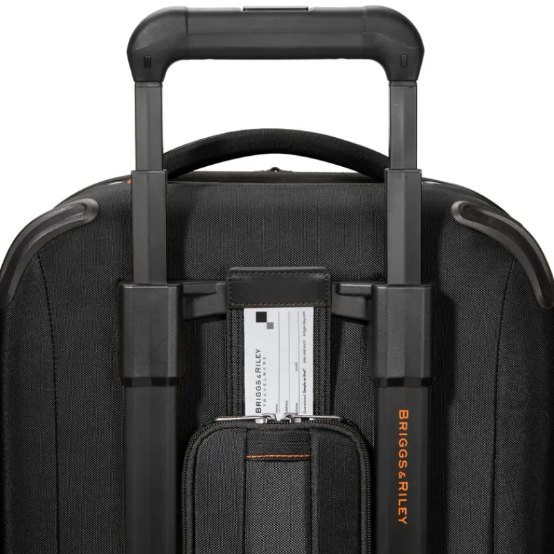Briggs & Riley Spinner (4 Wheel) | Softside Luggage-ZDX DOMESTIC 56cm Carry-On Expandable Spinner - Black