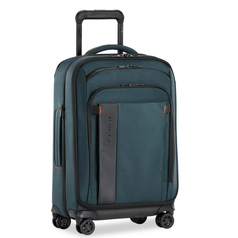 Briggs & Riley Spinner (4 Wheel) | Softside Luggage-ZDX DOMESTIC 56cm Carry-On Expandable Spinner - Ocean
