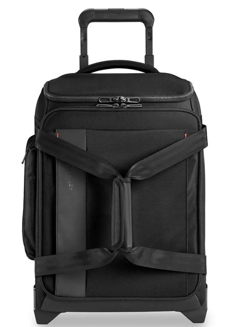 Briggs & Riley Upright (2 Wheel) | Softside Luggage-ZDX International Carry-On Duffle Upright - Black