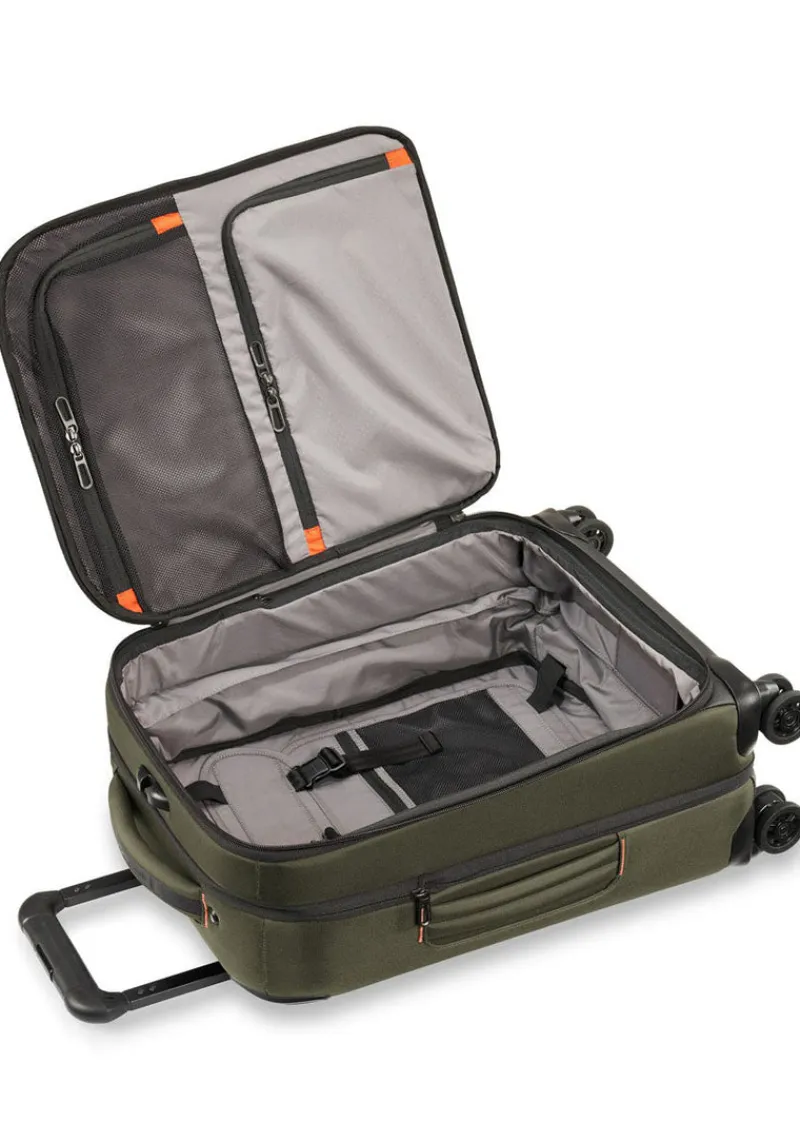 Briggs & Riley Spinner (4 Wheel) | Softside Luggage-ZDX International Carry-On Expandable Spinner - Hunter