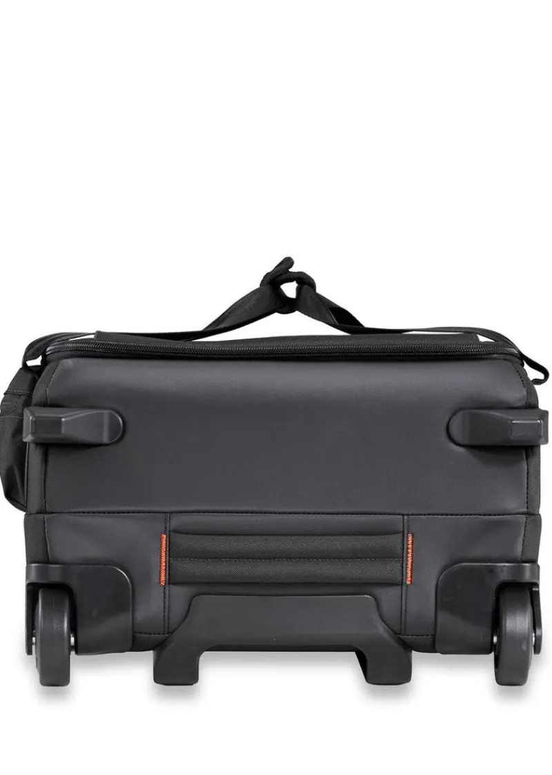 Briggs & Riley Upright (2 Wheel) | Softside Luggage-ZDX International Carry-On Duffle Upright - Black
