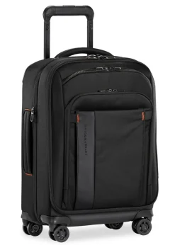 Briggs & Riley Spinner (4 Wheel) | Softside Luggage-ZDX International Carry-On Expandable Spinner - Black