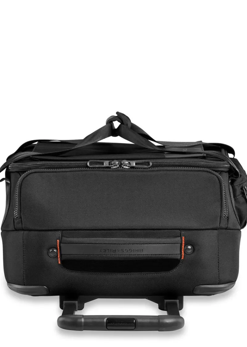 Briggs & Riley Upright (2 Wheel) | Softside Luggage-ZDX International Carry-On Duffle Upright - Black