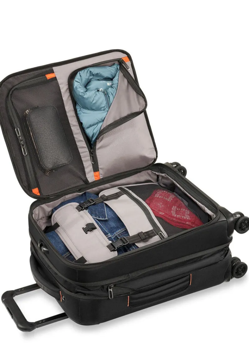 Briggs & Riley Spinner (4 Wheel) | Softside Luggage-ZDX International Carry-On Expandable Spinner - Hunter