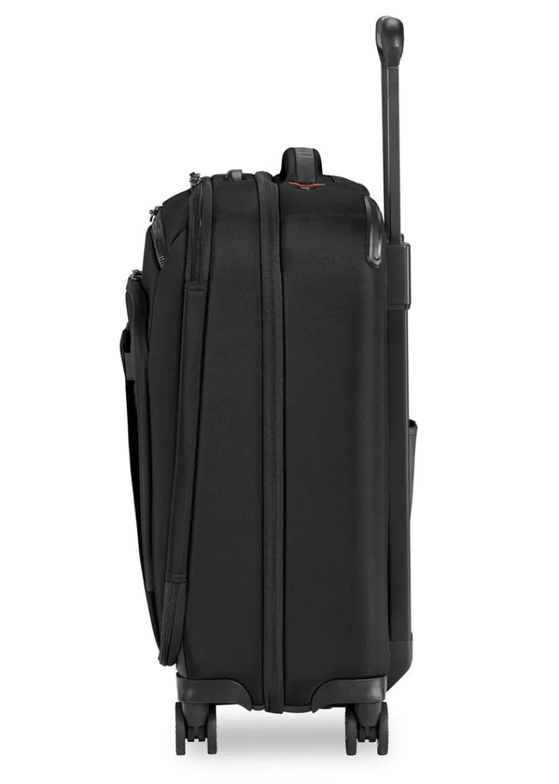 Briggs & Riley Spinner (4 Wheel) | Softside Luggage-ZDX International Carry-On Expandable Spinner - Black