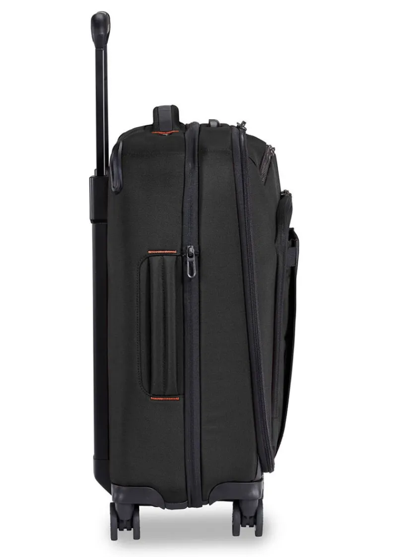 Briggs & Riley Spinner (4 Wheel) | Softside Luggage-ZDX International Carry-On Expandable Spinner - Black