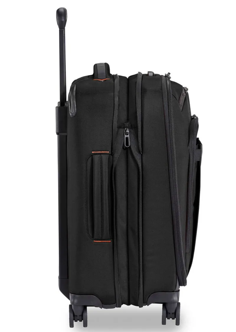 Briggs & Riley Spinner (4 Wheel) | Softside Luggage-ZDX International Carry-On Expandable Spinner - Black