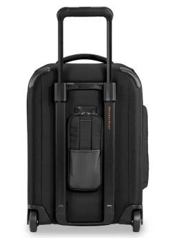Briggs & Riley Upright (2 Wheel) | Softside Luggage-ZDX International Carry-On Duffle Upright - Black
