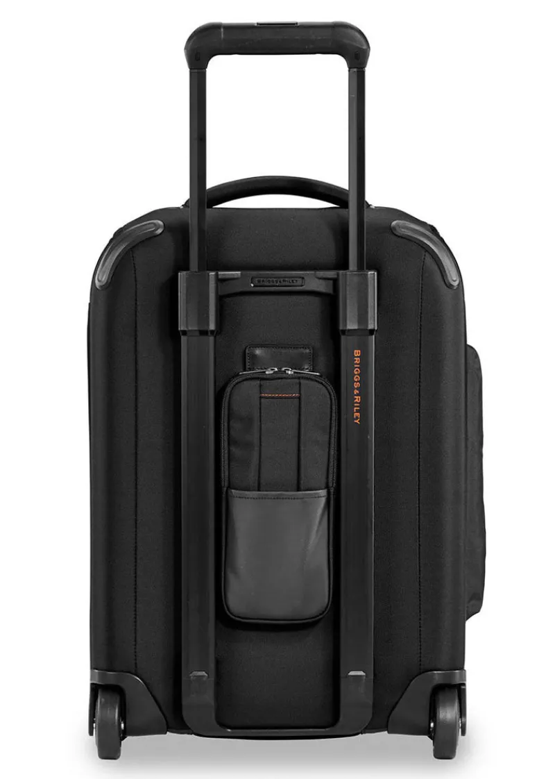 Briggs & Riley Upright (2 Wheel) | Softside Luggage-ZDX International Carry-On Duffle Upright - Black