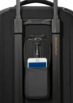 Briggs & Riley Upright (2 Wheel) | Softside Luggage-ZDX International Carry-On Duffle Upright - Black