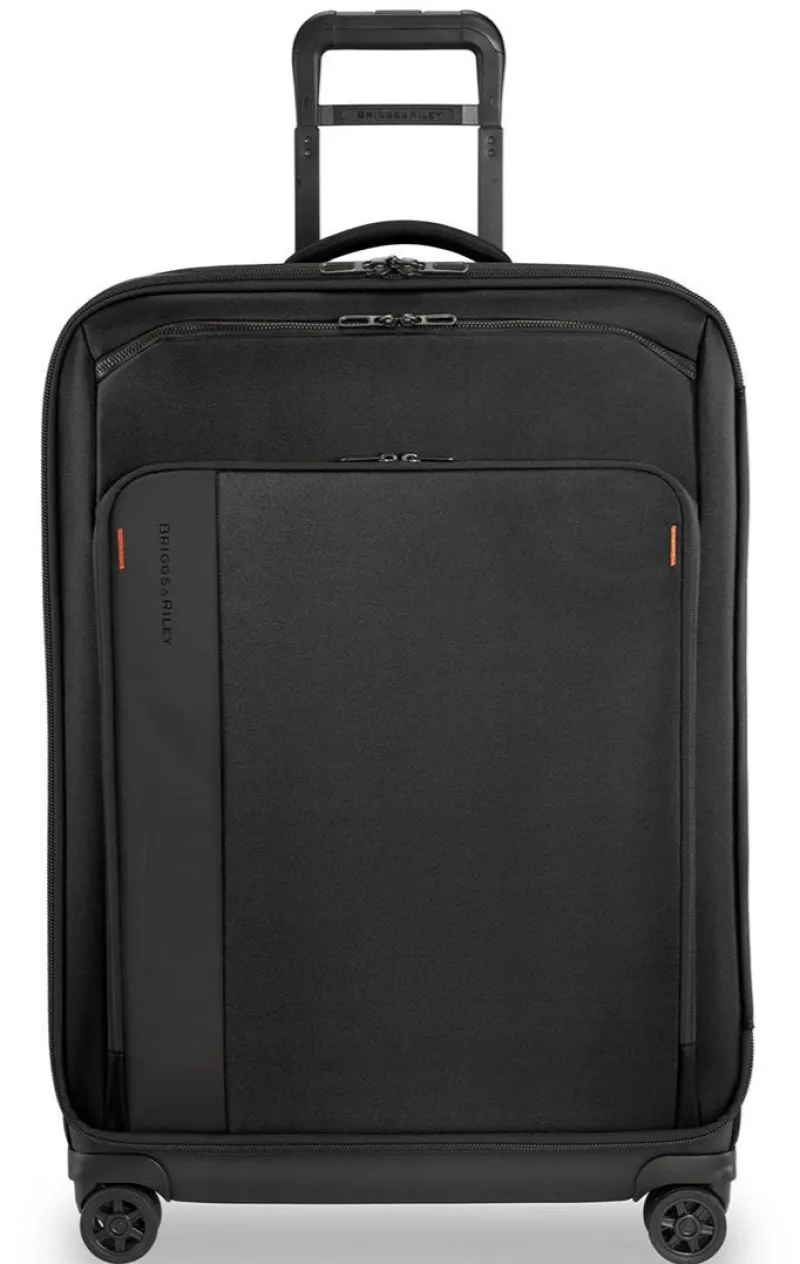 Briggs & Riley Spinner (4 Wheel) | Softside Luggage-ZDX Large Expandable Spinner - Black