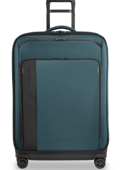 Briggs & Riley Spinner (4 Wheel) | Softside Luggage-ZDX LARGE Expandable Spinner - Ocean
