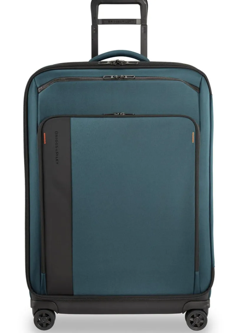 Briggs & Riley Spinner (4 Wheel) | Softside Luggage-ZDX LARGE Expandable Spinner - Ocean