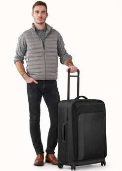 Briggs & Riley Spinner (4 Wheel) | Softside Luggage-ZDX Large Expandable Spinner - Black