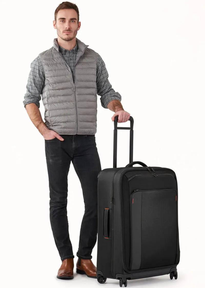 Briggs & Riley Spinner (4 Wheel) | Softside Luggage-ZDX Large Expandable Spinner - Black