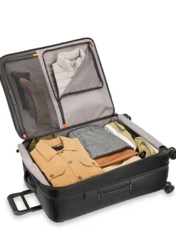 Briggs & Riley Spinner (4 Wheel) | Softside Luggage-ZDX Large Expandable Spinner - Black