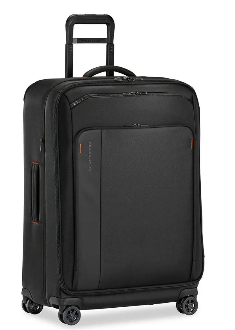 Briggs & Riley Spinner (4 Wheel) | Softside Luggage-ZDX Large Expandable Spinner - Black