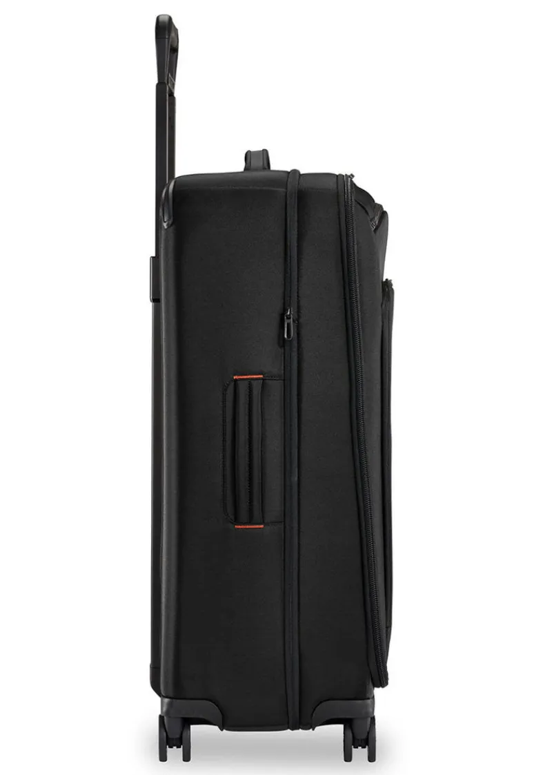 Briggs & Riley Spinner (4 Wheel) | Softside Luggage-ZDX Large Expandable Spinner - Black