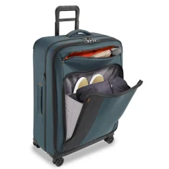 Briggs & Riley Spinner (4 Wheel) | Softside Luggage-ZDX LARGE Expandable Spinner - Ocean