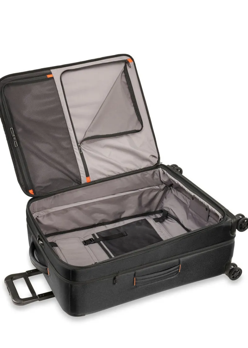 Briggs & Riley Spinner (4 Wheel) | Softside Luggage-ZDX Large Expandable Spinner - Black