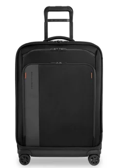 Briggs & Riley Spinner (4 Wheel) | Softside Luggage-ZDX Medium Expandable Spinner - Black