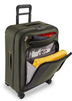 Briggs & Riley Spinner (4 Wheel) | Softside Luggage-ZDX Medium Expandable Spinner - Black