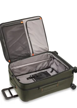 Briggs & Riley Spinner (4 Wheel) | Softside Luggage-ZDX Medium Expandable Spinner - Black